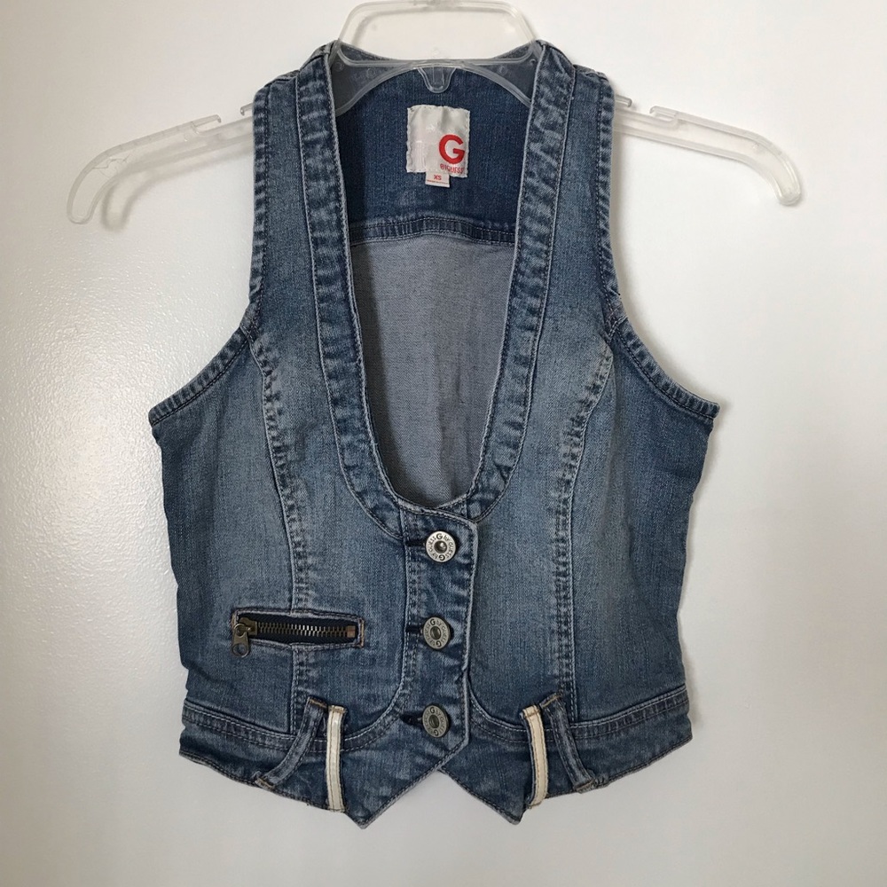 G by Guess Denim Vest
